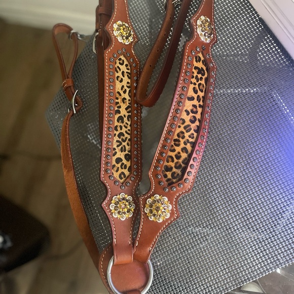 Horse tack set western leopard NEW - Picture 2 of 2